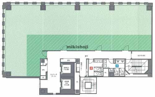 第３虎の門電気ビルディング 平面1