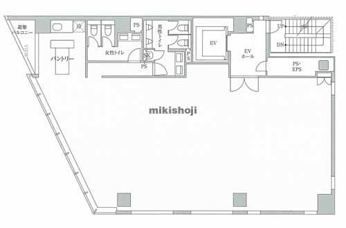 ＰＭＯ八丁堀Ⅲ 平面1