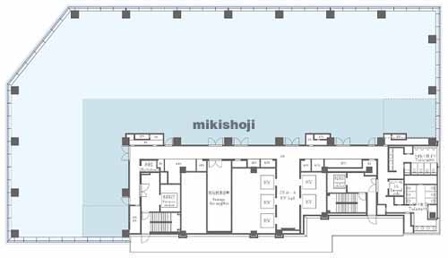 東京虎ノ門グローバルスクエア（Ｈ１Ｏ） 平面1