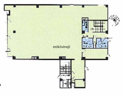 甲府市の小松屋ビル 平面1