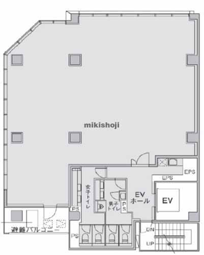 クロスシー新宿御苑前ビル 平面1