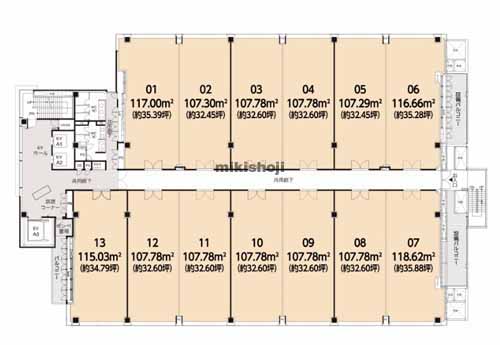 三井リンクラボ柏の葉１ 平面1