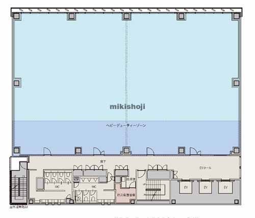 八丁堀のヤブ原ビル 平面1