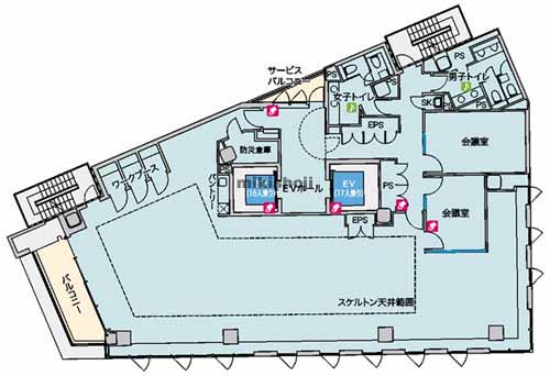 神田神保町の神保町ＰＲＥＸ 平面1