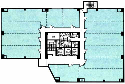 水戸ＦＦセンタービル 平面1