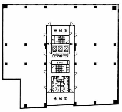フジモト第一生命ビルディング 平面1