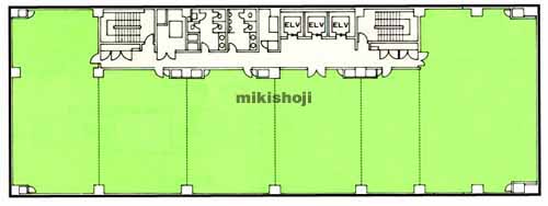 損保ジャパン水戸ビル 平面1