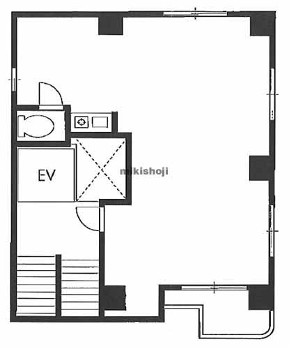 京王八王子駅前ビル 平面1