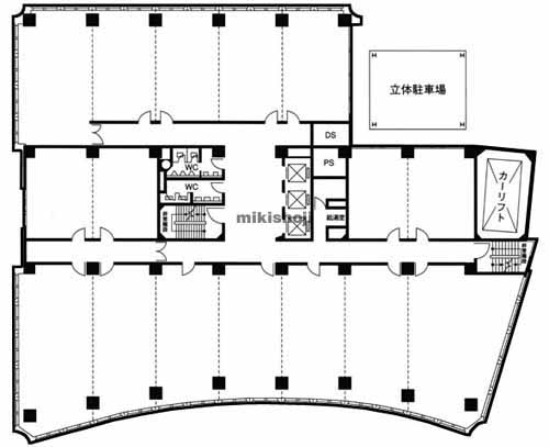 日本企業会館 平面1