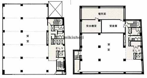 高崎市のイノウエビル 平面1