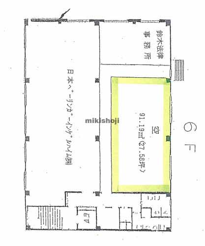 八十二銀行川越ビル 平面1