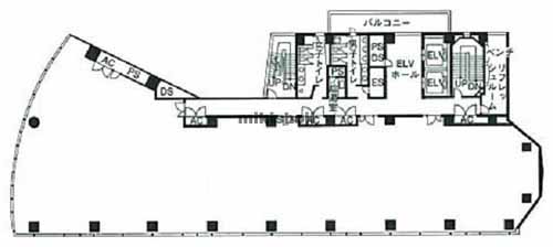町田市の東京建物町田ビル 平面1
