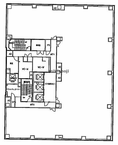 明治安田生命水戸南町ビル 平面1