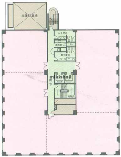 千葉ウエストビル 平面1