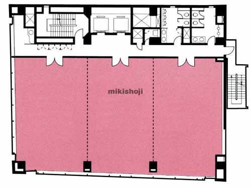 アーバンスクエア水戸ビル 平面1