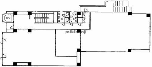 津田沼パスタビル 平面1