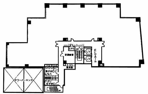オカバ水戸三の丸ビル 平面1
