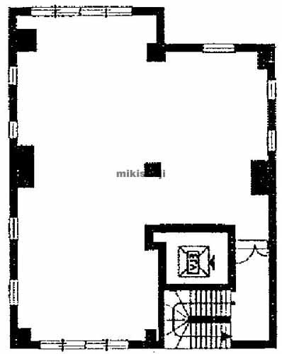日野市のＫＢＭビルⅡ 平面1