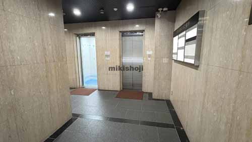 名駅・那古野の名駅永田ビル エレベーターホール2