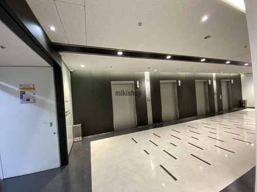 梅田・堂島・中之島の阪急グランドビル エレベーターホール6