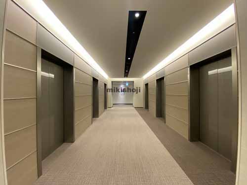 北浜～淡路町のオービック御堂筋ビル エレベーターホール2