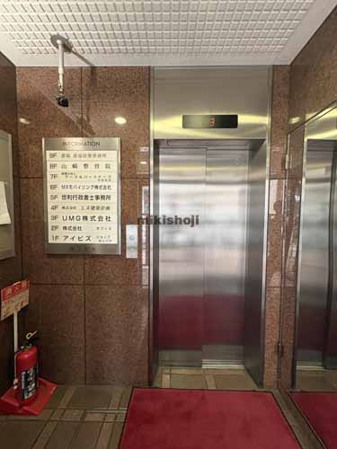 神南のエフビル エレベーターホール1